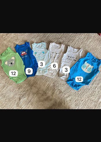 Baskılı Erkek Bebek Kısa Kollu Body - Görsel 4