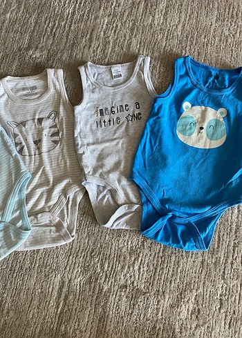 Baskılı Erkek Bebek Kısa Kollu Body - Görsel 5