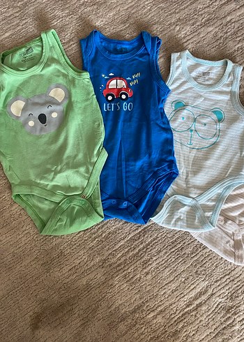 Baskılı Erkek Bebek Kısa Kollu Body - Görsel 2