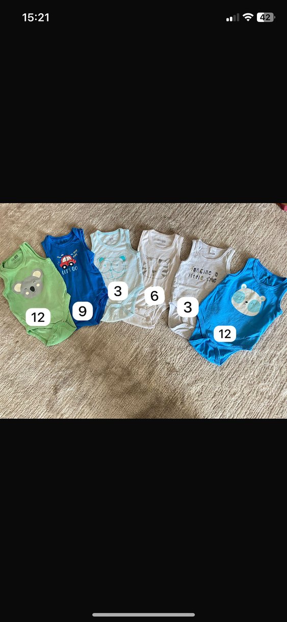 Baskılı Erkek Bebek Kısa Kollu Body - Görsel 4