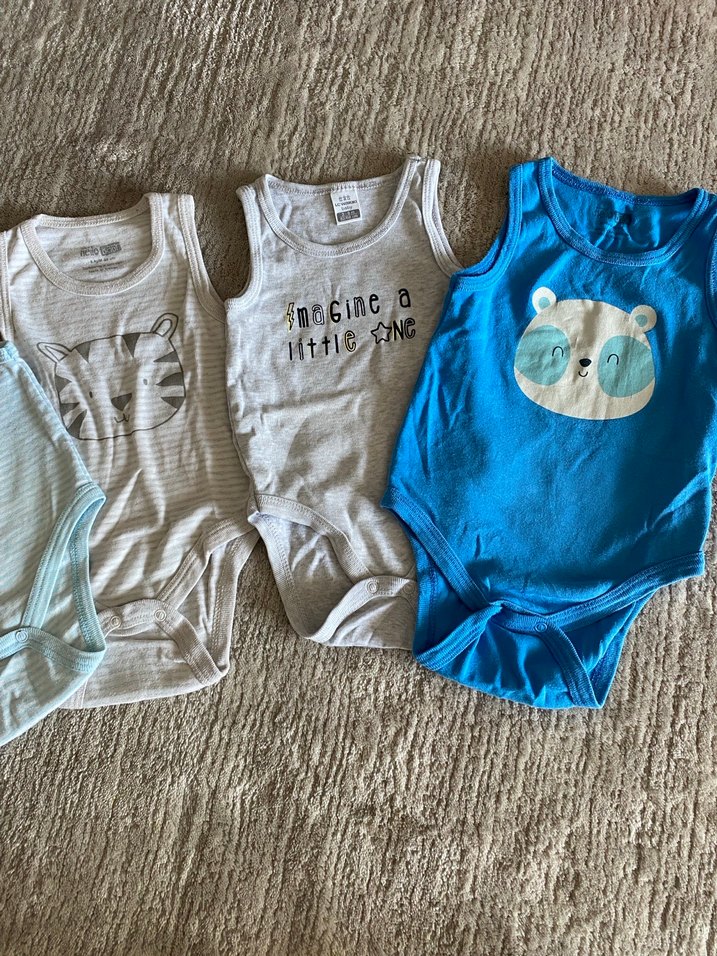 Baskılı Erkek Bebek Kısa Kollu Body - Görsel 5