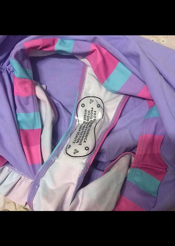 Pastel Renkli Bağlamalı Kadın Mayo - Görsel 2