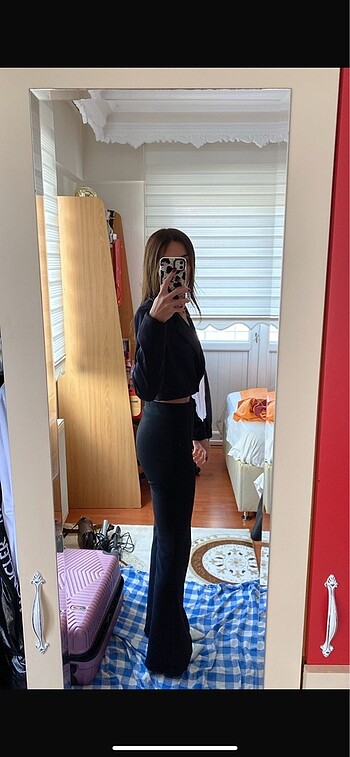 Trendyol & Milla Siyah kumaş