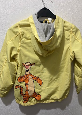 Sarı Kapüşonlu Erkek Çocuk Yağmurluk - Görsel 3