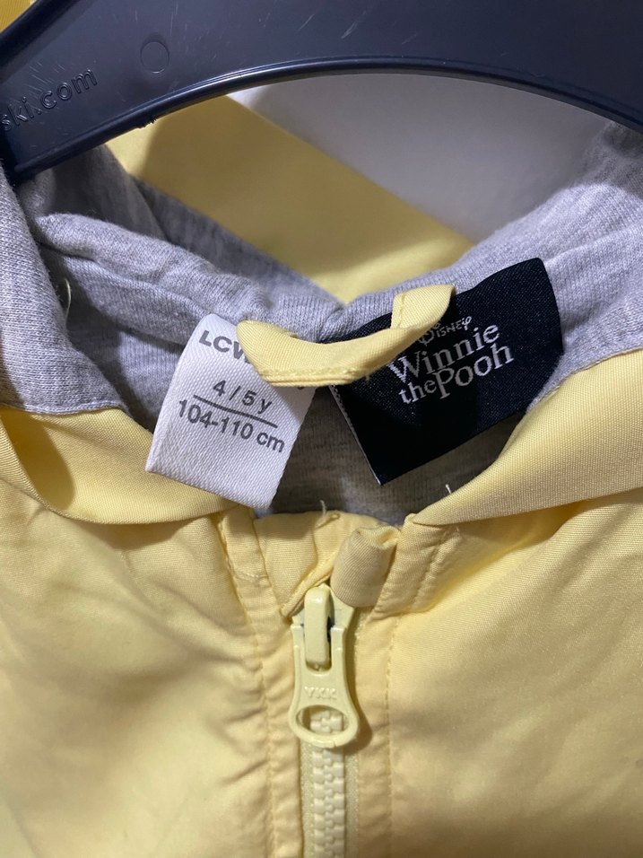 Sarı Kapüşonlu Erkek Çocuk Yağmurluk - Görsel 2