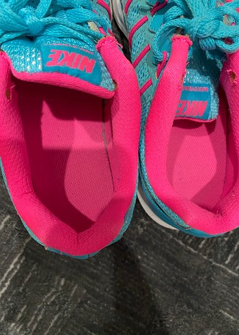 Turkuaz Bağcıklı Kadın Spor Ayakkabısı - Görsel 5