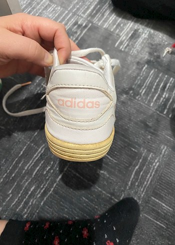 Beyaz Kadın Spor Ayakkabı Pastel Şeritli - Görsel 5