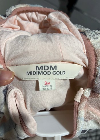 Kürklü Bağlamalı Desenli Bebek Tulumu - Görsel 3