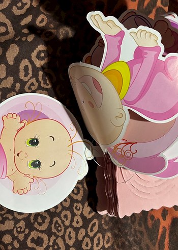 Pembe Hoş Geldin Bebeğim Parti Süsü - Görsel 7