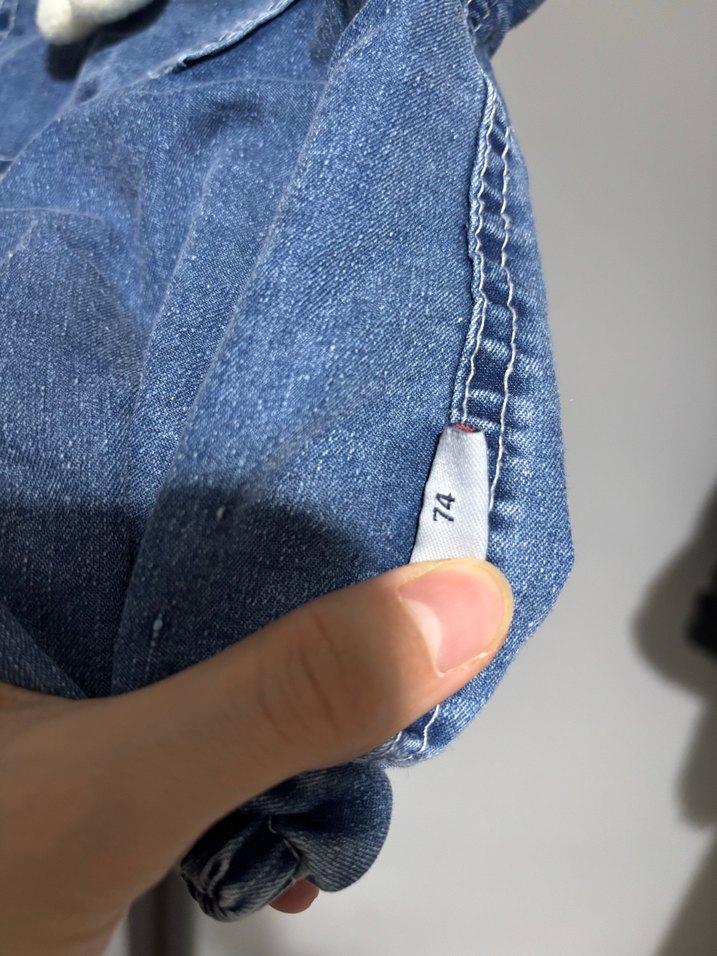 Mavi Denim Kız Çocuk Askılı Tulum - Görsel 3