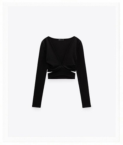 Zara pencere detaylı top