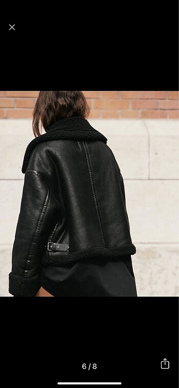 l Beden siyah Renk Zara biker ceket