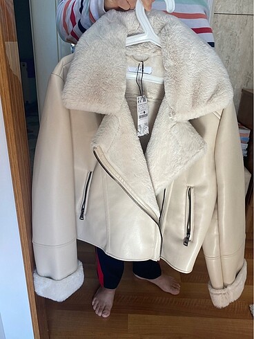 l Beden Stradivarius biker ceket