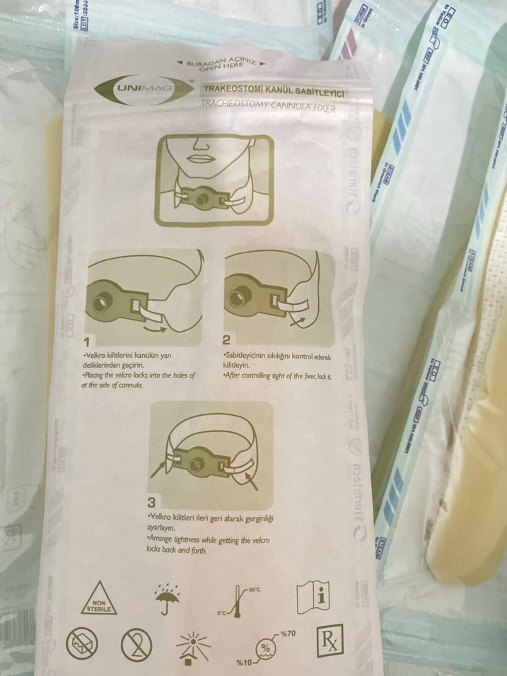 Trakeostomi boyun bağı - Görsel 2