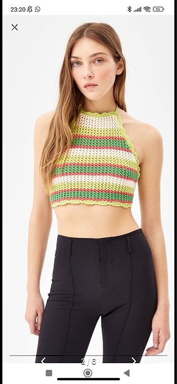 Bershka Bershka Örgü Bluz