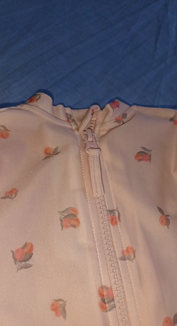 Çiçek Desenli Beyaz Kısa Kollu Mayo - Görsel 3