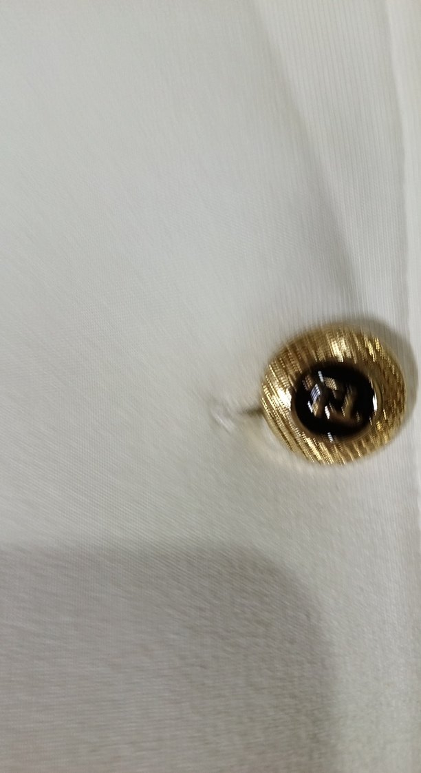 Beyaz Mini Düğmeli Kadın Blazer Ceket - Görsel 4