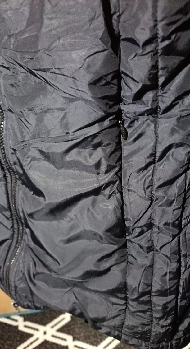 Siyah Kadın Kürklü Midi Kaban - Görsel 4