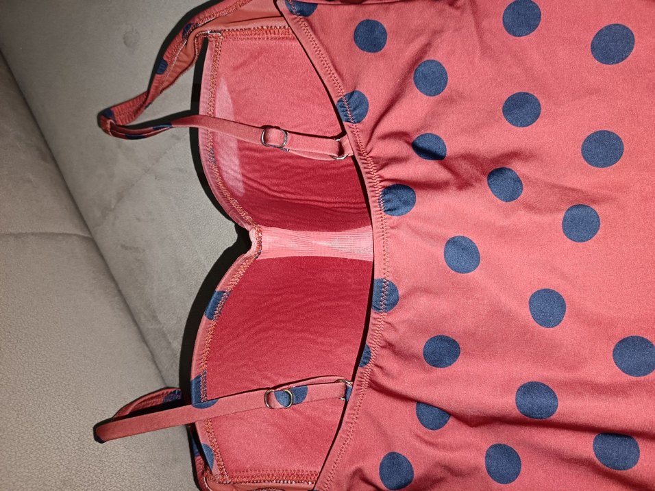 Puantiyeli Pembe Mayo - Görsel 3