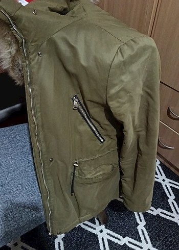 Zara kalın mont - Görsel 2