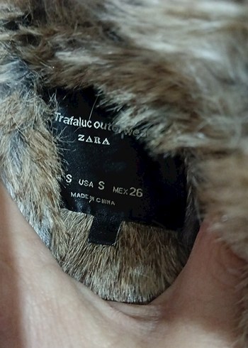 Zara kalın mont - Görsel 4