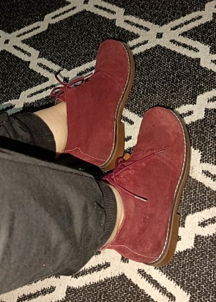 Hakiki deri (nubuk) bot - Görsel 3