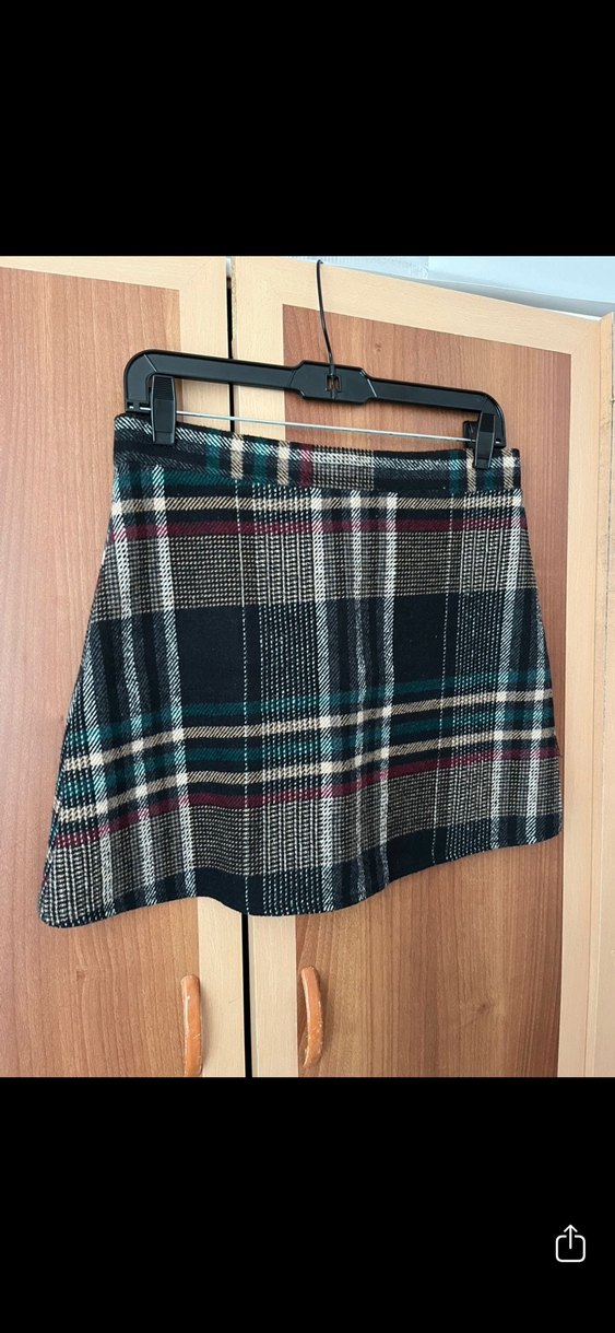 Ekoseli kışlık etek - Görsel 2