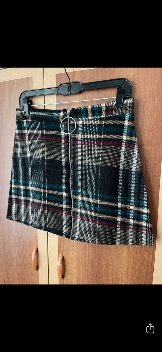 Ekoseli kışlık etek - Görsel 3