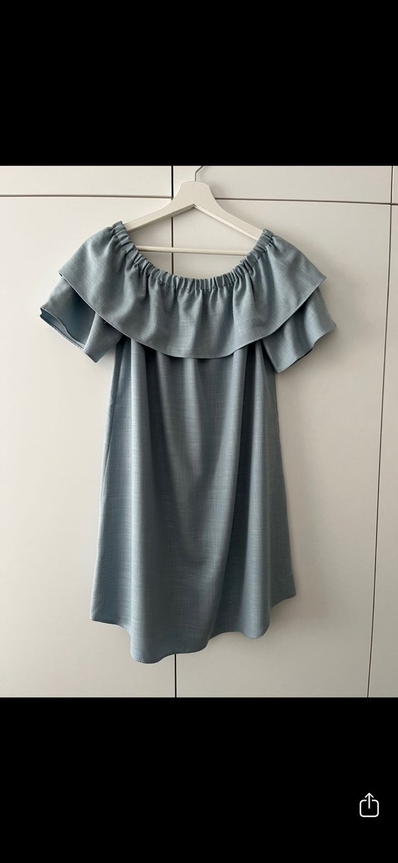 Bohem Fırfırlı Elbise - Görsel 2