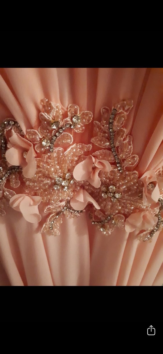 Nakışlı Uzun Abiye Elbise - Görsel 3