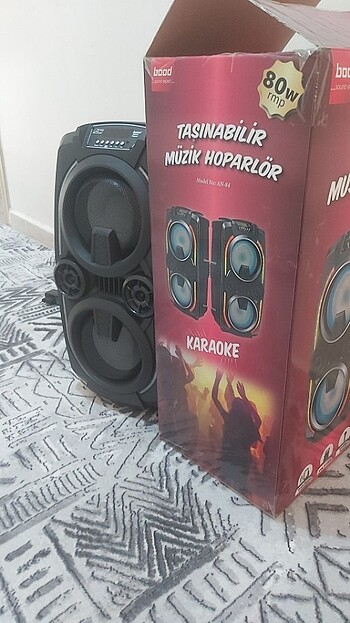 Tasinabilir muzik hoporlor ses sistemi 