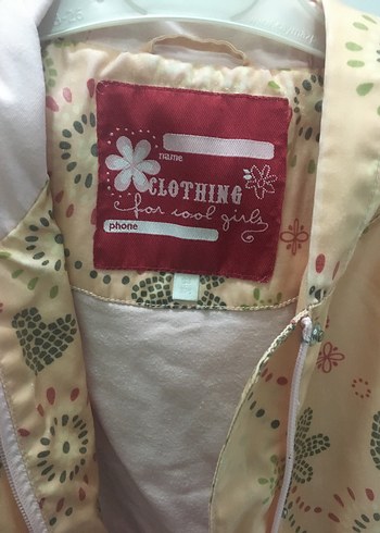 Pembe Çiçek Desenli Kız Yağmurluk - Görsel 5