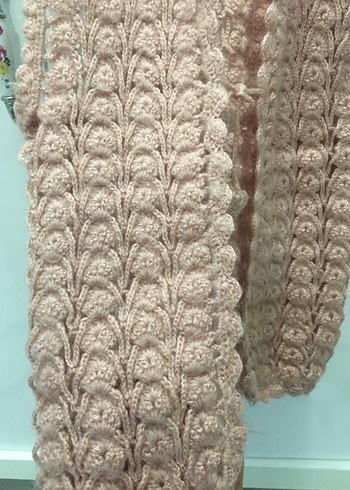 Pembe Örgü V Yaka Kadın Yelek - Görsel 2