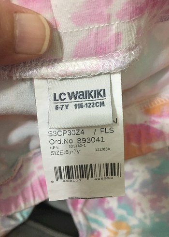 Kız Çocuk Pastel Batik Desenli Tayt - Görsel 2