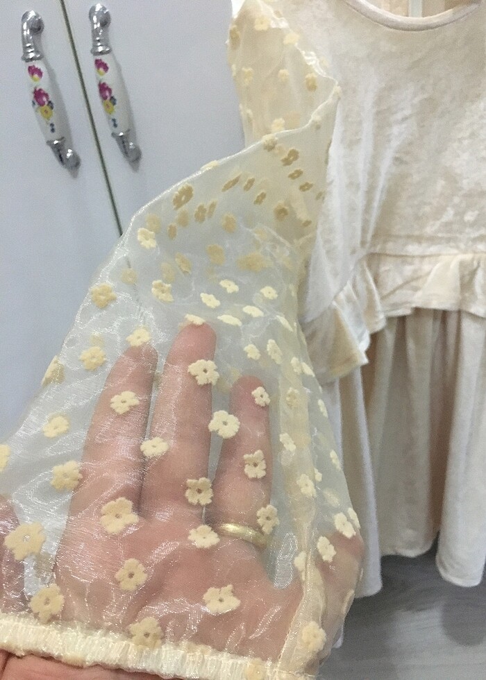 Kadife elbise - Görsel 3