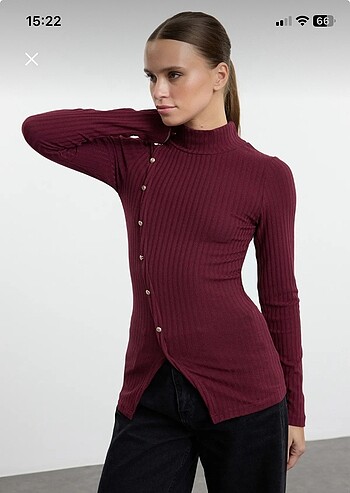 Trendyol & Milla bordo bluz