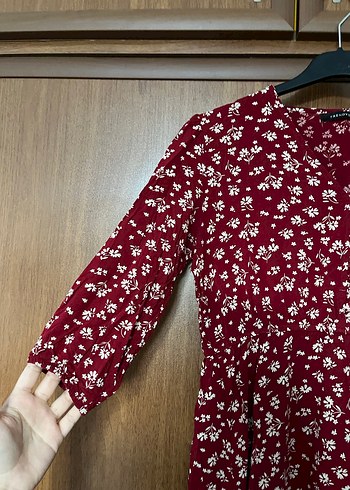 Trendyol & Milla Bordo Midi Elbise
