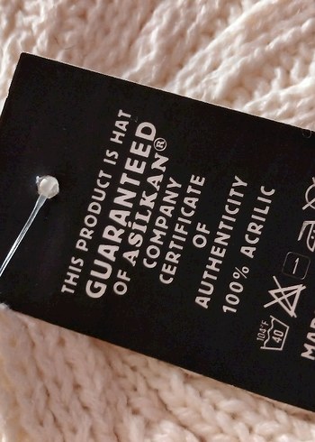 Beyaz Örgü Kadın Eldiveni ve Bere Seti - Görsel 9