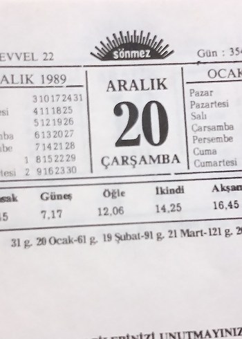 Tarih ve Takvim Sayfaları Koleksiyonu - Görsel 2
