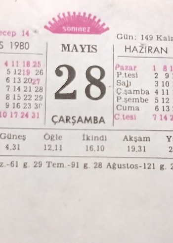 Tarih ve Takvim Sayfaları Koleksiyonu - Görsel 3