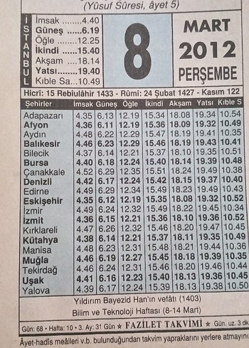Tarih ve Takvim Sayfaları Koleksiyonu - Görsel 13
