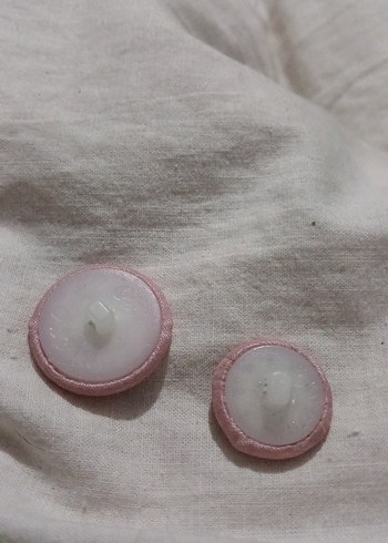 Pembe Pastel Taşlı şık düğmeler - Görsel 4