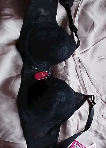 Dantel detaylı Siyah Gotik Midi Sütyen - Görsel 6