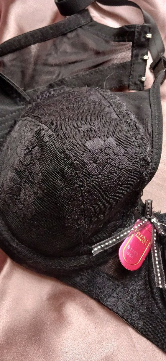 Dantel detaylı Siyah Gotik Midi Sütyen - Görsel 2