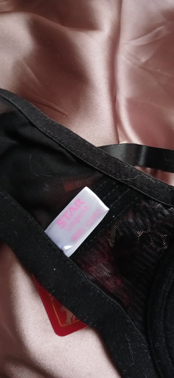 Dantel detaylı Siyah Gotik Midi Sütyen - Görsel 4