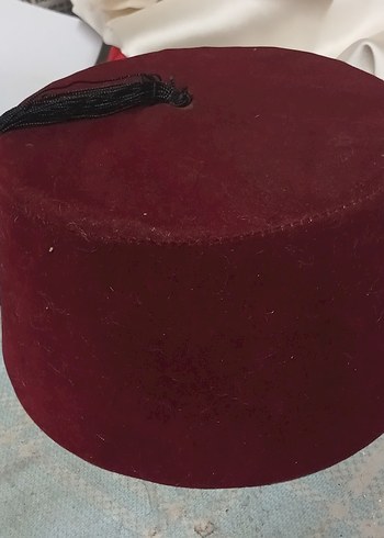 Diğer Bordo Kadife Fes