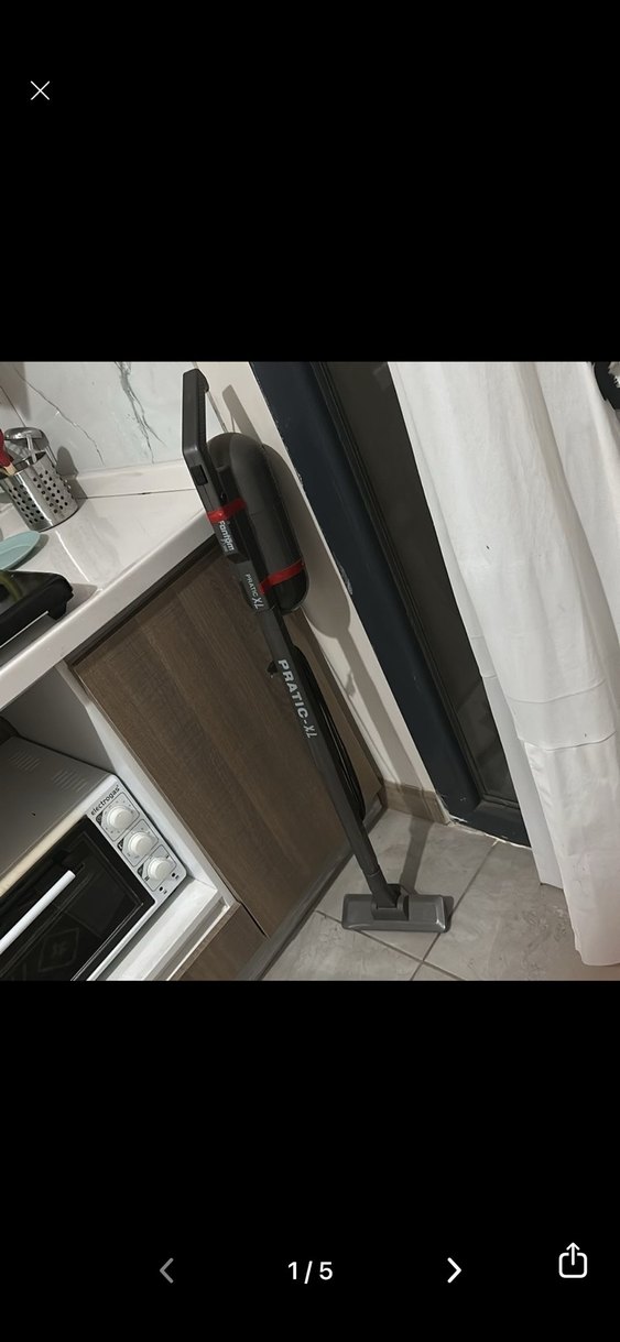 FANTOM Pratic-XI P1300 500W Toz Torbasız Elektrikli Süpürge Gri - Görsel 2