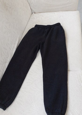 Siyah Rahat Kesim  Eşofman Altı - Görsel 4