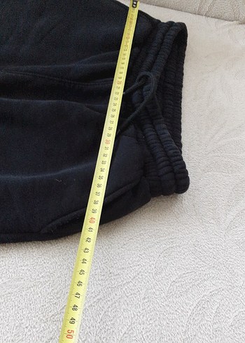 Siyah Rahat Kesim  Eşofman Altı - Görsel 5