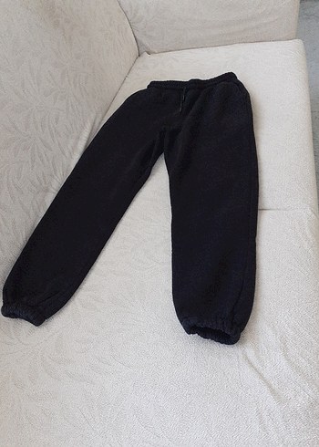 Siyah Rahat Kesim  Eşofman Altı - Görsel 3